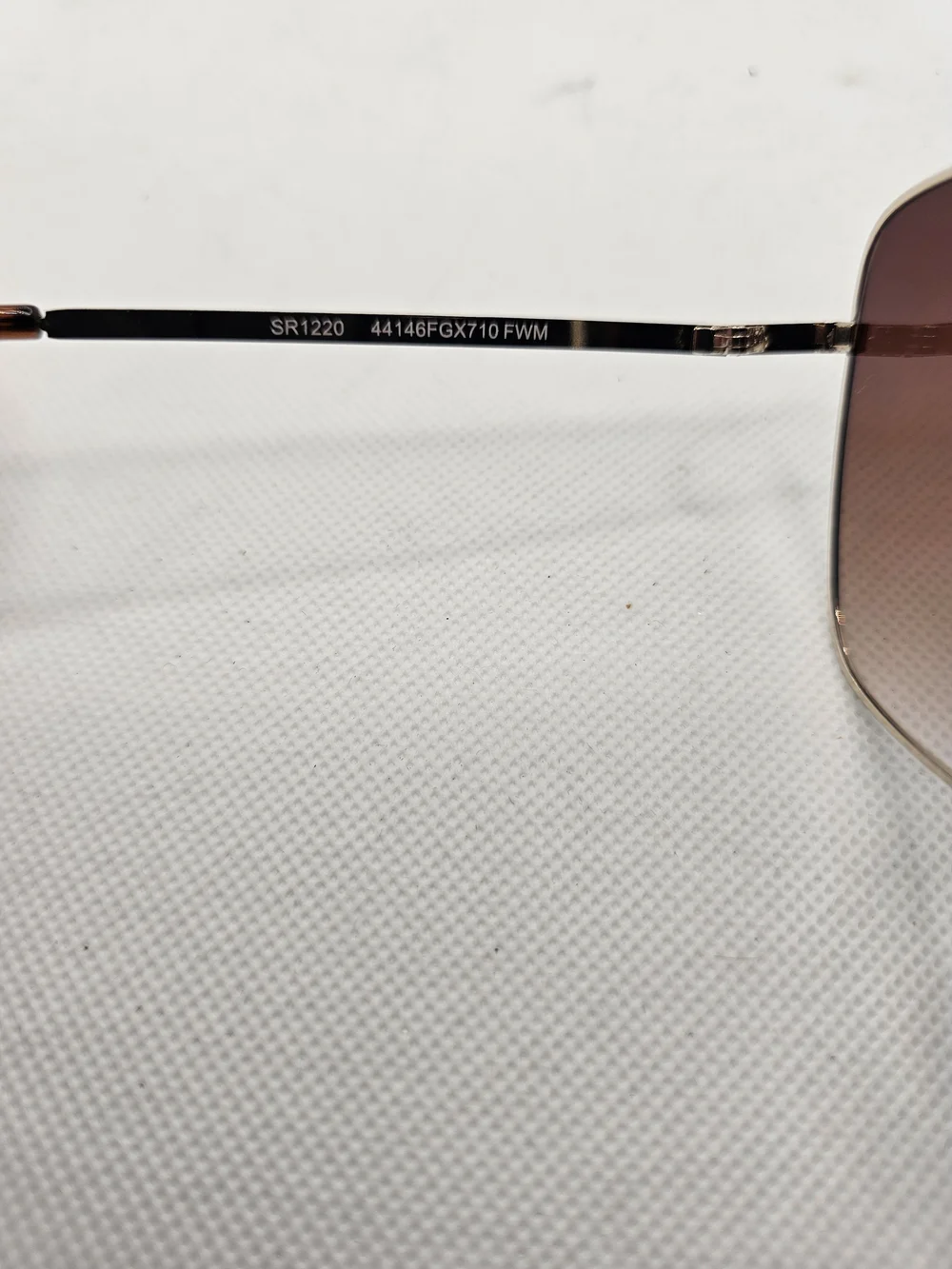 Foster Grant Gold Frame Sunglasses with Brown Gradient Lenses